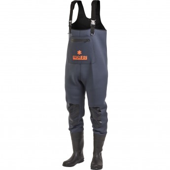 Полукомбинезон забродный NORFIN SHADOW NEOPRENE BOOTFOOT M с сапогами